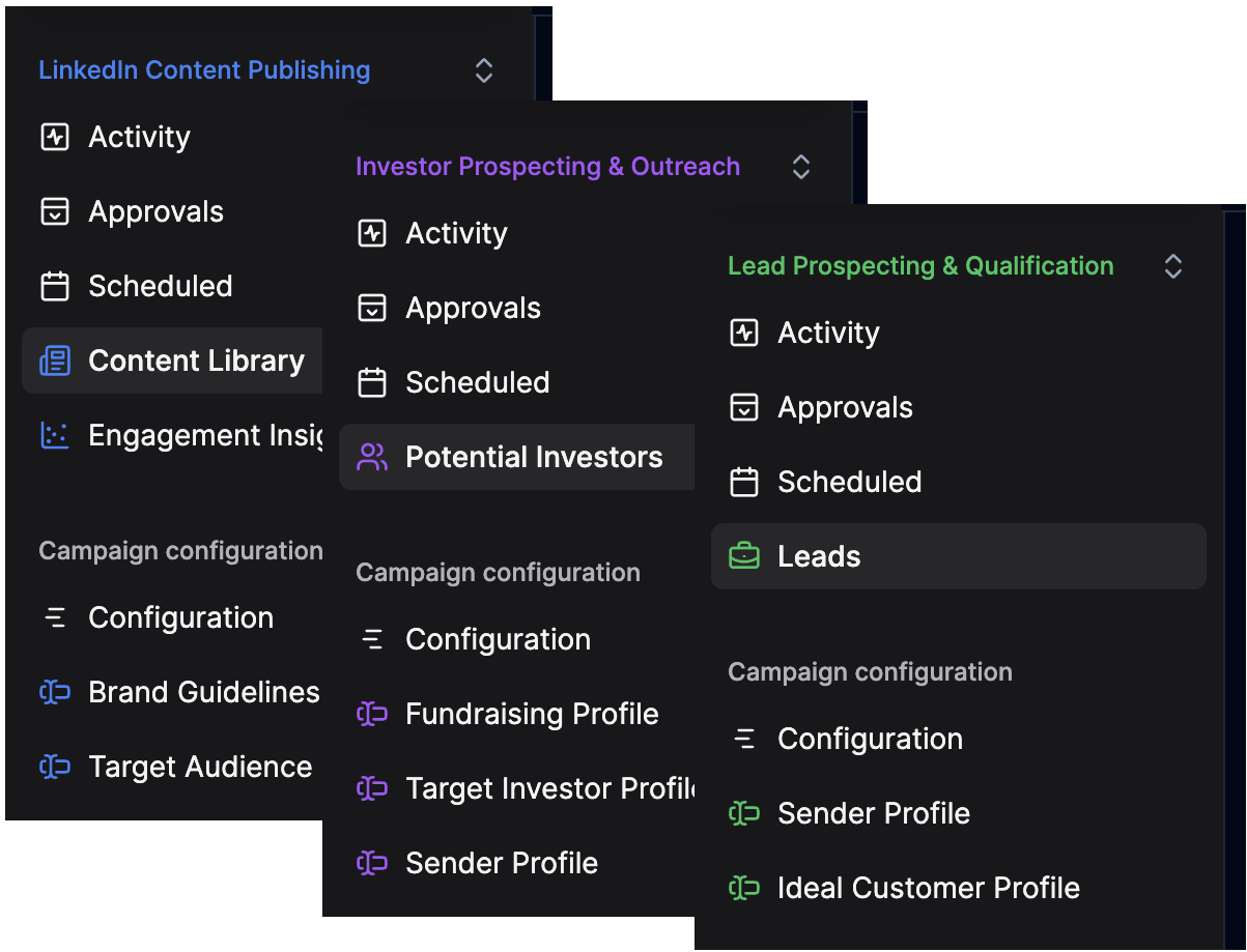 Espaces de travail adaptatifs pour vos campagnes